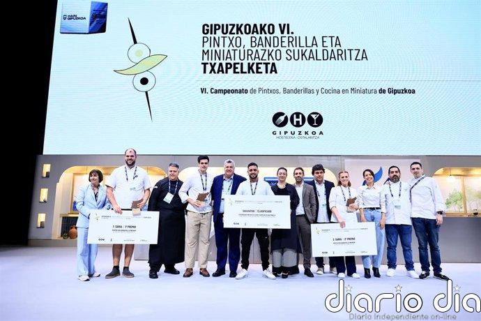 Tatapas Gastroteka y Atari Gastroteka, ganadores del VI Campeonato de Pintxos, Banderillas y Cocina en Miniatura