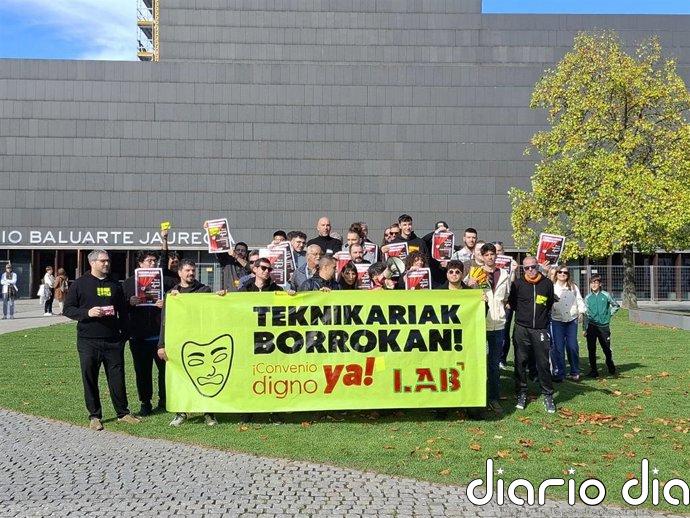 Técnicos de espectáculos y eventos en Navarra reclaman un convenio autonómico "digno" para el sector