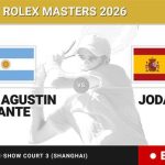 Thiago Agustin Tirante - Rafael Jodar, en directo hoy: sigue el partido de Shanghai Rolex Masters