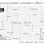 Tres muertos tras el choque entre dos helicópteros en el estado de Oregón, en Estados Unidos
