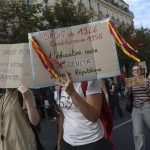 Trump culpa de las protestas educativas en Francia al islam y a la "migración descontrolada"
