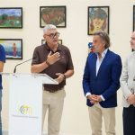 Un exposición de pintura elaborada por una treintena de pacientes del Hospital Psiquiátrico llega al Parlamento