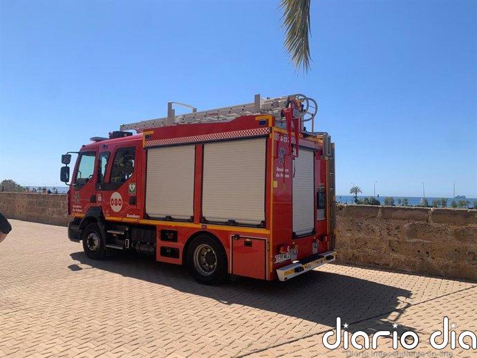 Un incendio calcina una vivienda en Palma