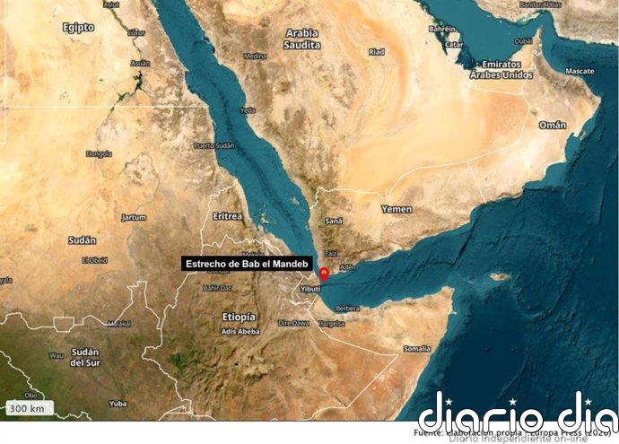 Un petrolero informa de varias explosiones cerca del buque en la zona de Bab el Mandeb