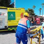 Una colisión de dos turismos en Moguer (Huelva) se salda con seis heridos