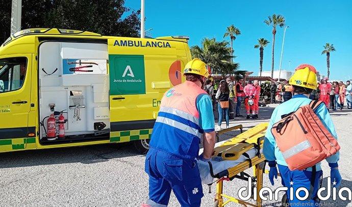 Una colisión de dos turismos en Moguer (Huelva) se salda con seis heridos