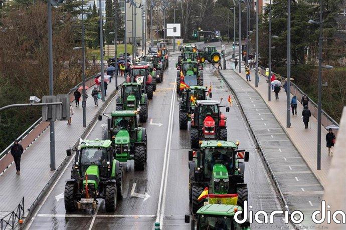 Una tractorada condicionará la circulación en el centro de Valladolid este sábado