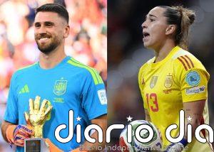 Unai Simón y Cata Coll ganan el Premio Yashin del Balón de Oro