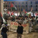 Unas 1.000 personas marchan en Palma para advertir que el genocidio en Palestina continúa pese al "falso alto al fuego"