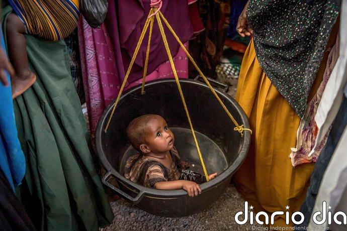 UNICEF alerta del aumento de muertes infantiles en Baidoa, Somalia, mientras se agrave la crisis alimentaria en el país