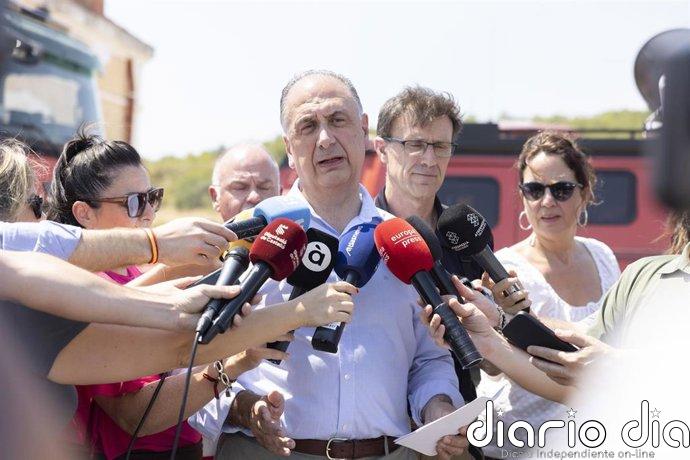 Valderrama pide a la ciudadanía tomar medidas de precaución por las lluvias y advierte de 200 l/m2 en 12 horas