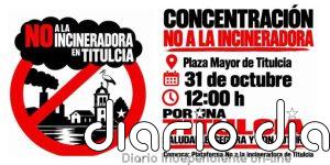 Vecinos de Titulcia y organizaciones ecologistas salen este sábado a la calle contra la incineradora de residuos