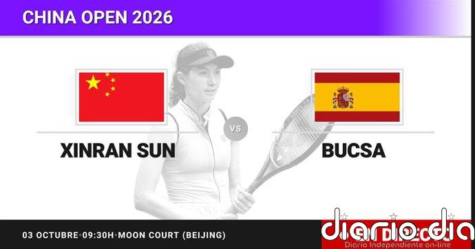 Xinran Sun - Cristina Bucsa, en directo hoy: sigue el partido de China Open
