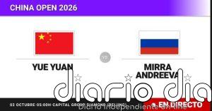Yue Yuan - Mirra Andreeva, en directo hoy: sigue el partido de China Open